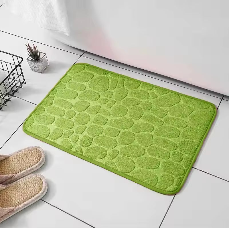 Water absorbing shower carpet