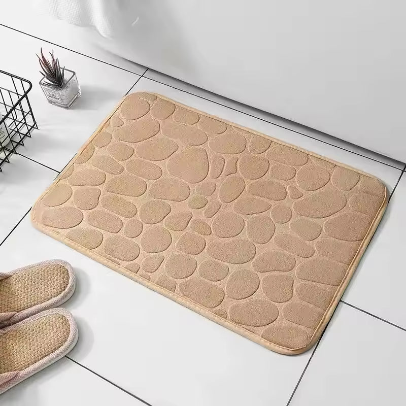 Water absorbing shower carpet