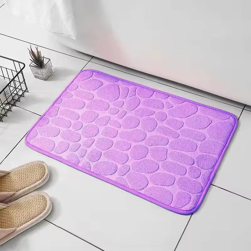 Water absorbing shower carpet