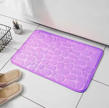 Water absorbing shower carpet