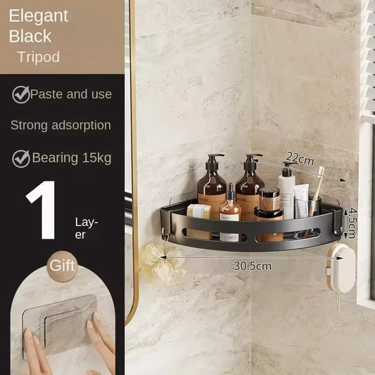 3/2/1 PCS Adhesive shower storage