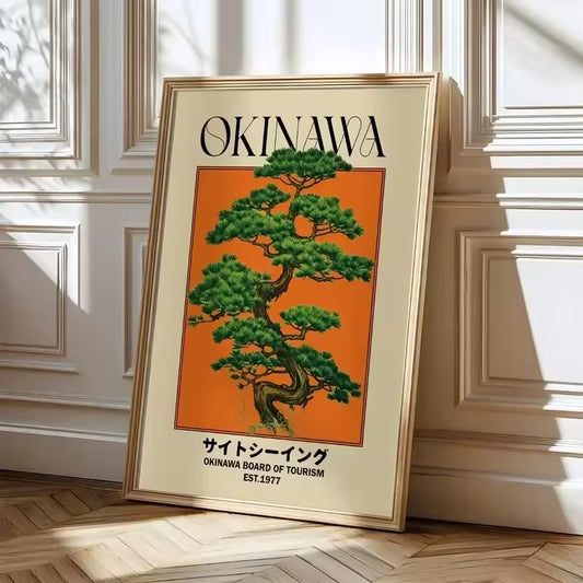 Japanese Retro Okinawa Picture